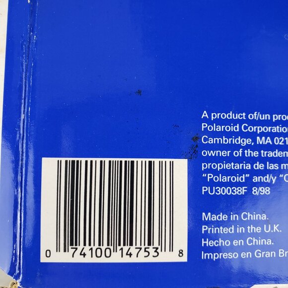 Vintage Polaroid One Step Instant Camera With Box and Expired 600 Film Untested - Picture 4 of 5